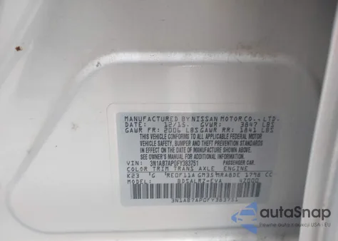 2015 Nissan Sentra Sr from USA, damaged, VIN 3N1AB7AP0FY383751